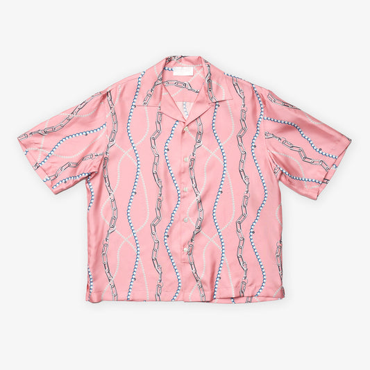 Printed Silk Max Camp Collar Shirt
